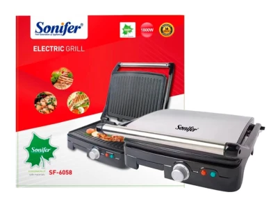 SONIFER PARRILLA ELÉCTRICA 1800W 220V SF-6058 World Shop