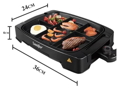 SONIFER PARRILLA ELÉCTRICA 1500W 220V SF-6074 World Shop
