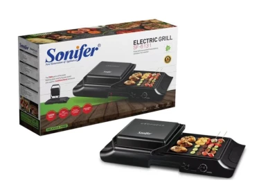 SONIFER PARRILLA ELÉCTRICA MULTIFUNCIÓN 2000W 220V SF-6131 World Shop