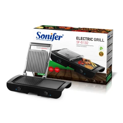 SONIFER PARRILLA ELÉCTRICA MULTIFUNCIÓN 1500W 220V SF-6132 World Shop