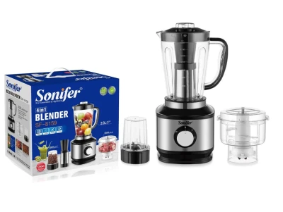 SONIFER PROCESADOR DE ALIMENTOS MULTIFUNCIÓN  4 EN1 1200W SF-8159 World Shop
