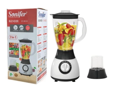 SONIFER LICUADORA MULTIFUNCIÓN 2 EN 1 300W 220V  SF-8010 World Shop