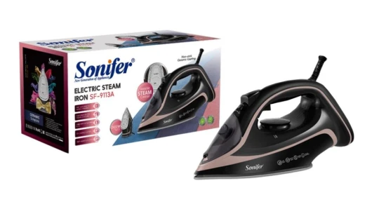 SONIFER PLANCHA A VAPOR ELÉCTRICA 2400W 220V SF-9113A World Shop