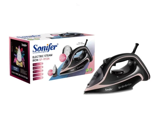 SONIFER PLANCHA A VAPOR ELÉCTRICA 2400W 220V SF-9113A World Shop