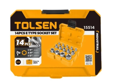 TOLSEN JOGO DE DADOS TIPO E 15514 14PCS World Shop