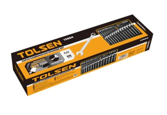 TOLSEN JUEGO DE LLAVES COMBINADAS 15884 26PCS World Shop