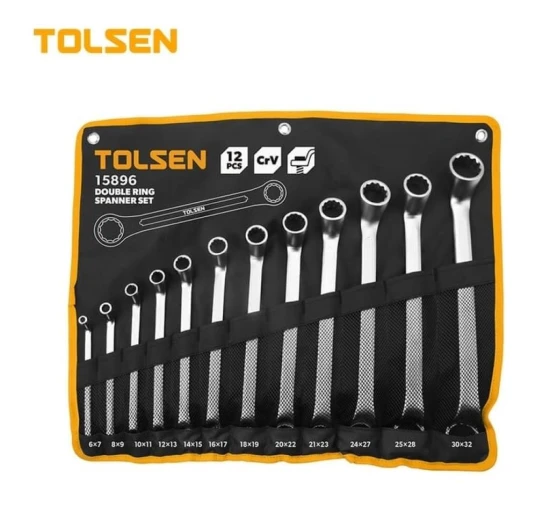 TOLSEN JUEGO DE LLAVES DE DOBLE BOCA 15896 12PCS World Shop