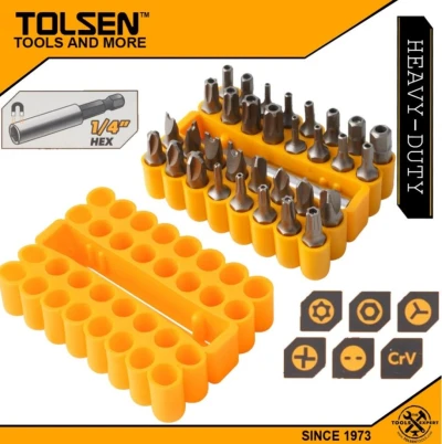 TOLSEN JUEGO DE PUNTAS MAGNÉTICAS 20369 33PCS World Shop