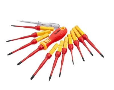 TOLSEN JUEGO DE DESTORNILLADORES COM AISLAMIENTO VDE 38017 13PCS World Shop