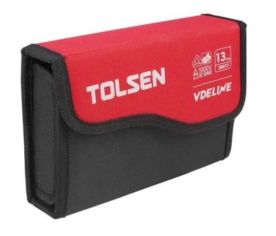 TOLSEN JUEGO DE DESTORNILLADORES COM AISLAMIENTO VDE 38017 13PCS World Shop