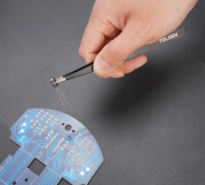 TOLSEN JUEGO DE PINZAS 3PCS 38085 World Shop