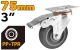 TOLSEN RUEDA GIRATORIA CON FRENO 3 62916 World Shop