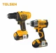 TOLSEN KIT TALADRO + ATORNILLADOR DE IMPACTO INALÁMBRICO  87240 World Shop