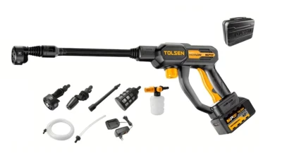 TOLSEN HIDROLAVADORA ALTA PRESIÓN INALÁMBRICA DE IONES DE LITIO 20V  87390 World Shop