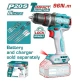 TOTAL  TALADRO DE IMPACTO  20V 96NM  TIDLI209681 World Shop