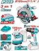 TOTAL COMBO SIERRA+LIJADORA +TALADRO  3PCS  TOSLI250181 World Shop
