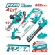 TOTAL COMBO MOTOSIERRA + CORTOSETOS + SOPLADORA + CORTADORA DE CÉSPED TOSLI250496 World Shop
