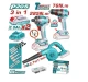 TOTAL  COMBO 3PCS TALADRO +ATORNILLADOR+SOPLADOR  TOSLI250182 World Shop
