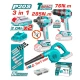 TOTAL  COMBO 3PCS TALADRO +ATORNILLADOR+SOPLADOR  TOSLI250182 World Shop