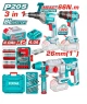 TOTAL  COMBO 3PCS MOTOR SIN ESCOBILLAS 20V  TOSLI250591 World Shop