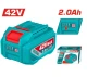 TOTAL  BATERIA 42V 2.0AH  TFBLI42201  World Shop