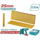 TOTAL GRAPAS 23GA 10000 PZS  25MM  TAC06825 World Shop