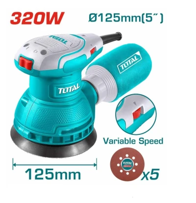 TOTAL  LIJADORA  ROTATIVA  5  320W  TF2131256 World Shop