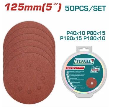 TOTAL  LIJAS PARA LIJADORA DE DRYWALL 5 125MM  TAC7312511  World Shop