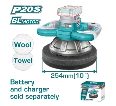 TOTAL PULIDORA ORBITAL 20V 254MM  TOPLI202548 World Shop