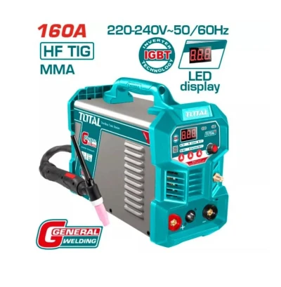 TOTAL  MÁQUINA DE SOLDAR 160A TIG/MMA  TIG16058  World Shop