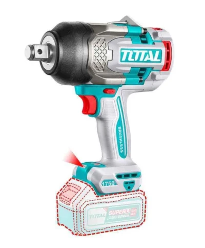 TOTAL ATORNILLADOR Y LLAVE DE IMPACTO 3/4 1750N TIWLI201751  World Shop