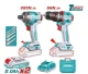 TOTAL COMBO TALADRO PERCUTOR + ATORNILLADOR DE IMPACTO TCKLI20277 World Shop