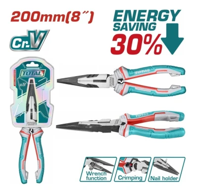 TOTAL ALICATE DE PUNTA LARGA DE ALTA PALANCA THT220806S World Shop