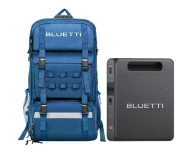 BLUETTI ESTACIÓN DE ENERGIA PORTÁTIL 700W 512WH - 220V + MOCHILA DE TRANSPORTE World Shop