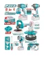 TOTAL COMBO 20V 5PCS  TOSLI250592 World Shop