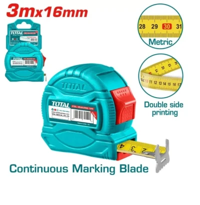 TOTAL CINTA METRICA 3M x 16MM  TMT34316 World Shop