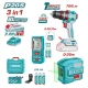 TOTAL COMBO  TALADRO+NIVEL+DETECTOR 3PCS  TOSLI250511 World Shop