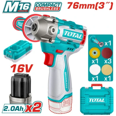 TOTAL PULIDOR 16V 76MM TAPLI1676  World Shop