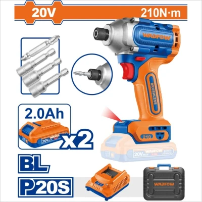 WADFOW  ATORNILLADOR DE IMPACTO 210NM  20V WCD2B21  World Shop