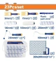 WADFOW JUEGO DE RODILLOS DE PINTURAS  23PCS   WCB3H23 World Shop