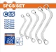 WADFOW JUEGO DE LLAVES TIPO S 5PCS  WFR4405 World Shop