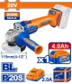 WADFOW  AMOLADORA ANGULAR 20V 115MM  UWLAP5421 World Shop