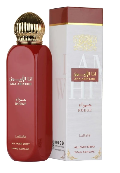 PERFUME LATTAFA SPRAY CORPORAL ABIYEDH ROUGE   150ML World Shop