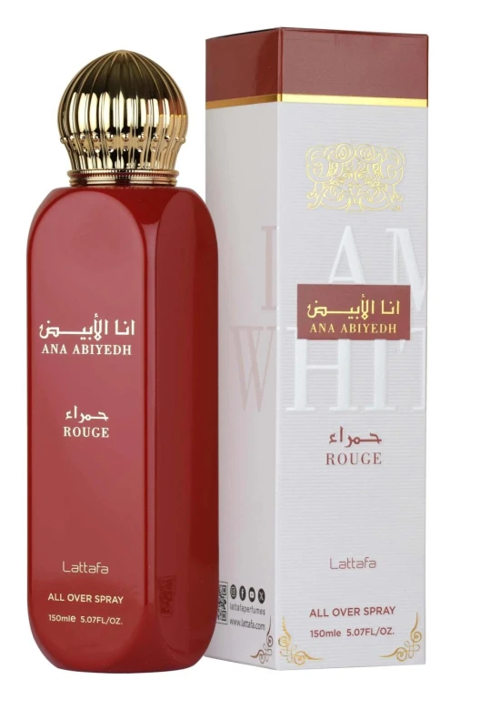 PERFUME LATTAFA SPRAY CORPORAL ABIYEDH ROUGE   150ML World Shop