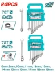 TOTAL JUEGO DE  LLAVES COMBINADAS 24PCS  THT103RK246 World Shop TOTAL JUEGO DE  LLAVES COMBINADAS 24PCS  THT103RK246 World Shop