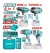 TOTAL  COMBO 4PCS 20V  TOSLI250608 World Shop