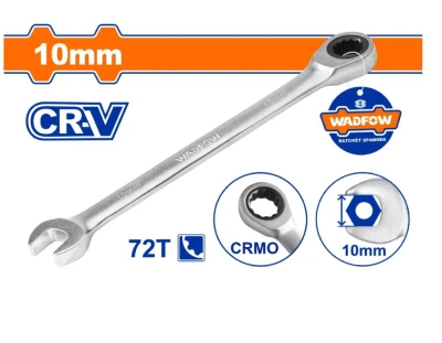 WADFOW LLAVE COMBINADAS CON RATCHET CR-V  10MM  WSA5110 World Shop WADFOW LLAVE COMBINADAS CON RATCHET CR-V  10MM  WSA5110 World Shop