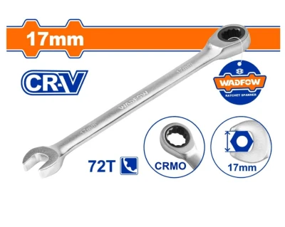 WADFOW   LLAVE COMBINADAS CON RATCHET 17MM  WSA5117 World Shop WADFOW   LLAVE COMBINADAS CON RATCHET 17MM  WSA5117 World Shop