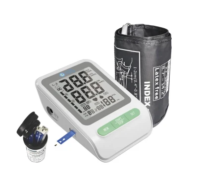 MORE FITNESS  MEDIDOR DE PRESION Y GLUCOSA 2 EN 1 MF-600  World Shop