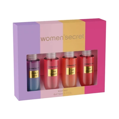 SET WOMEN SECRET COFFRET COLOR BODY MIST  4X50ML World Shop